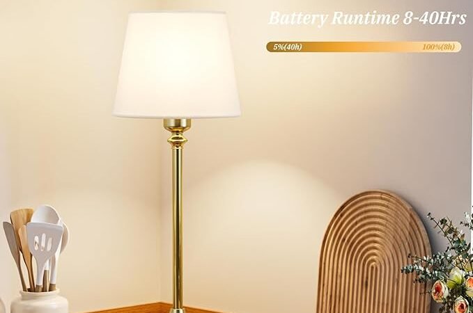 Illuminate Your Space: Why the Cordless Gold Table Lamp is Your Next Must-Have Home Accessory